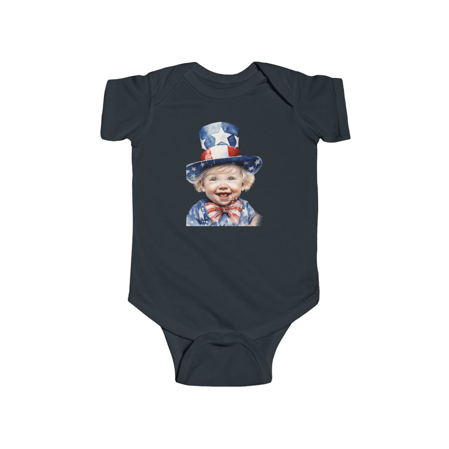 Baby Sam July 4th Infant Fine Jersey Bodysuit