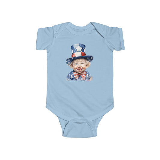Baby Sam July 4th Infant Fine Jersey Bodysuit