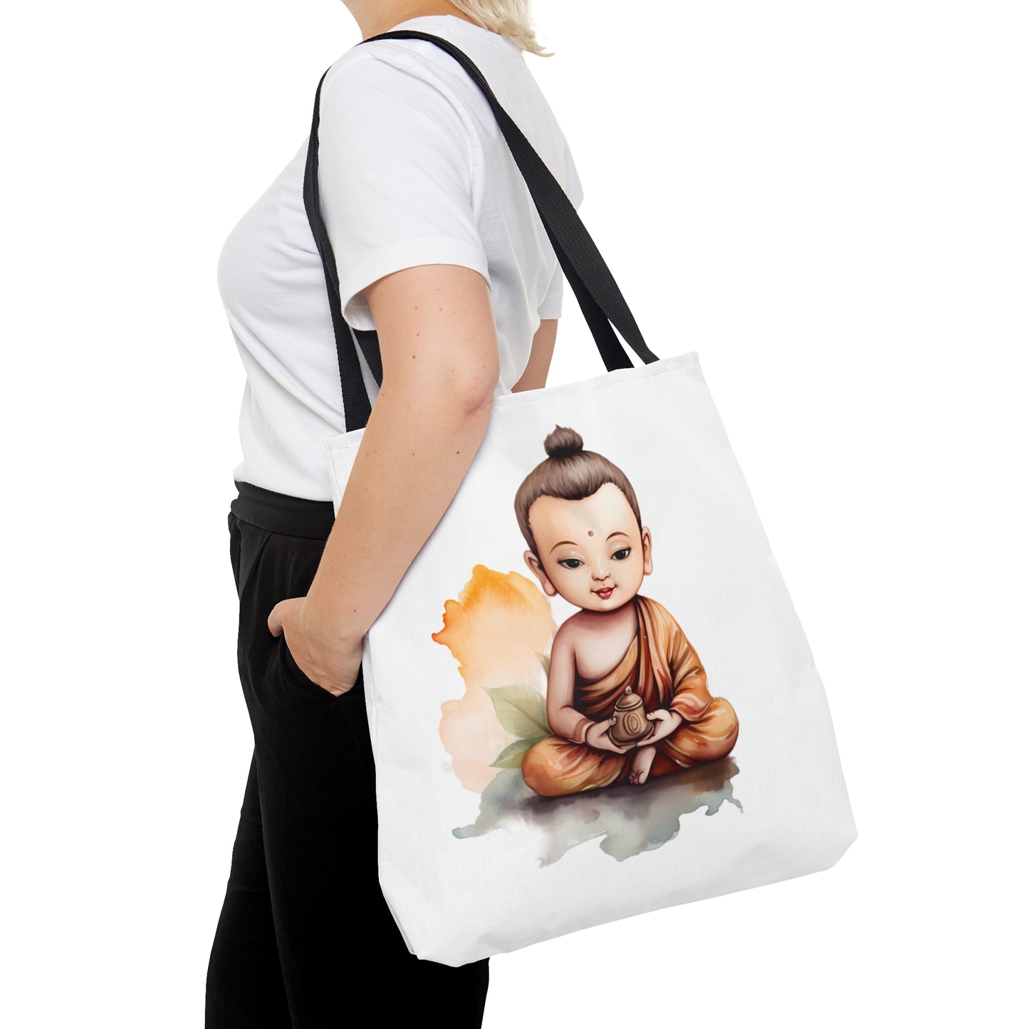 Cute Baby Buddha Tote Bag