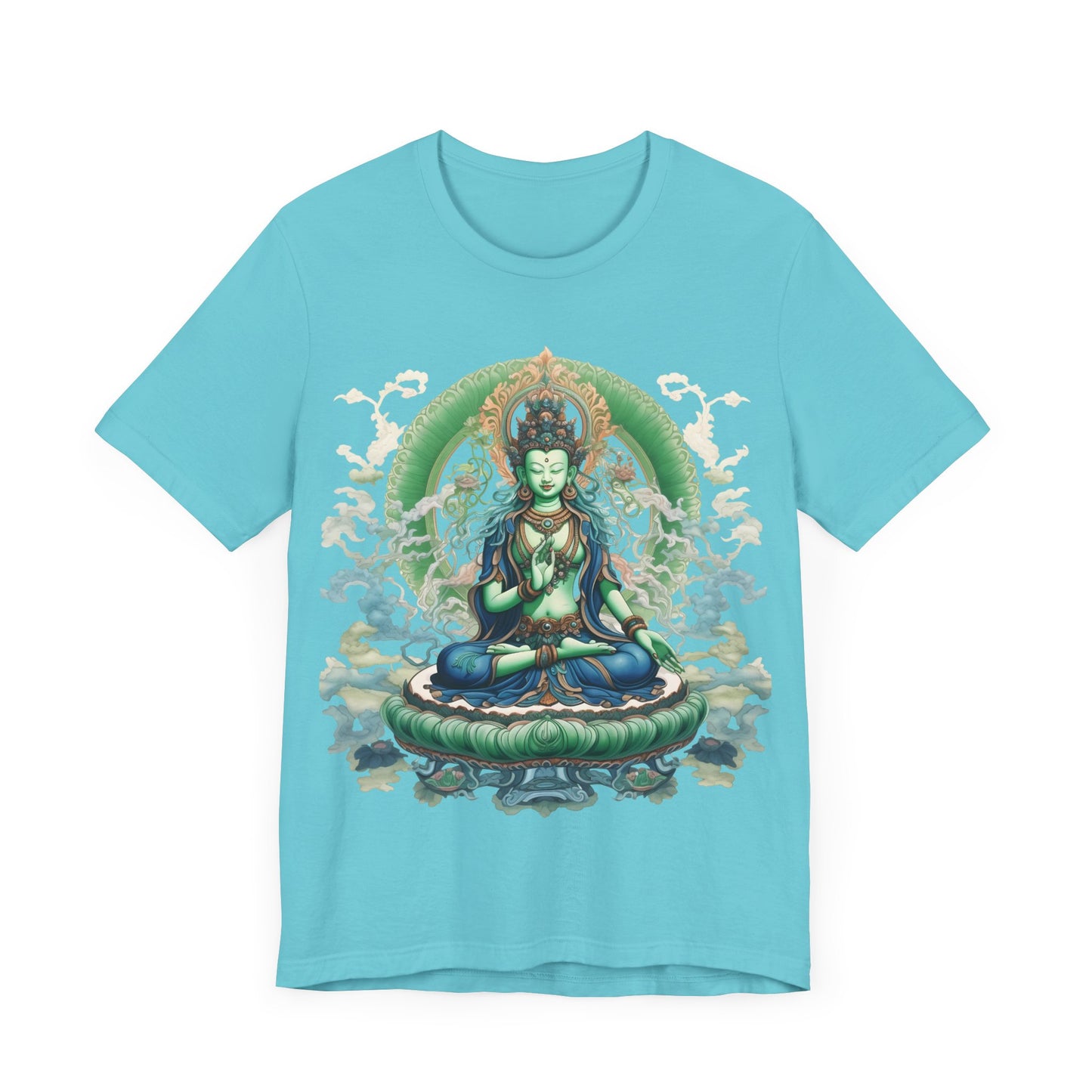 Goddess Tara T-shirt, Thangka Art, Buddhist Art,