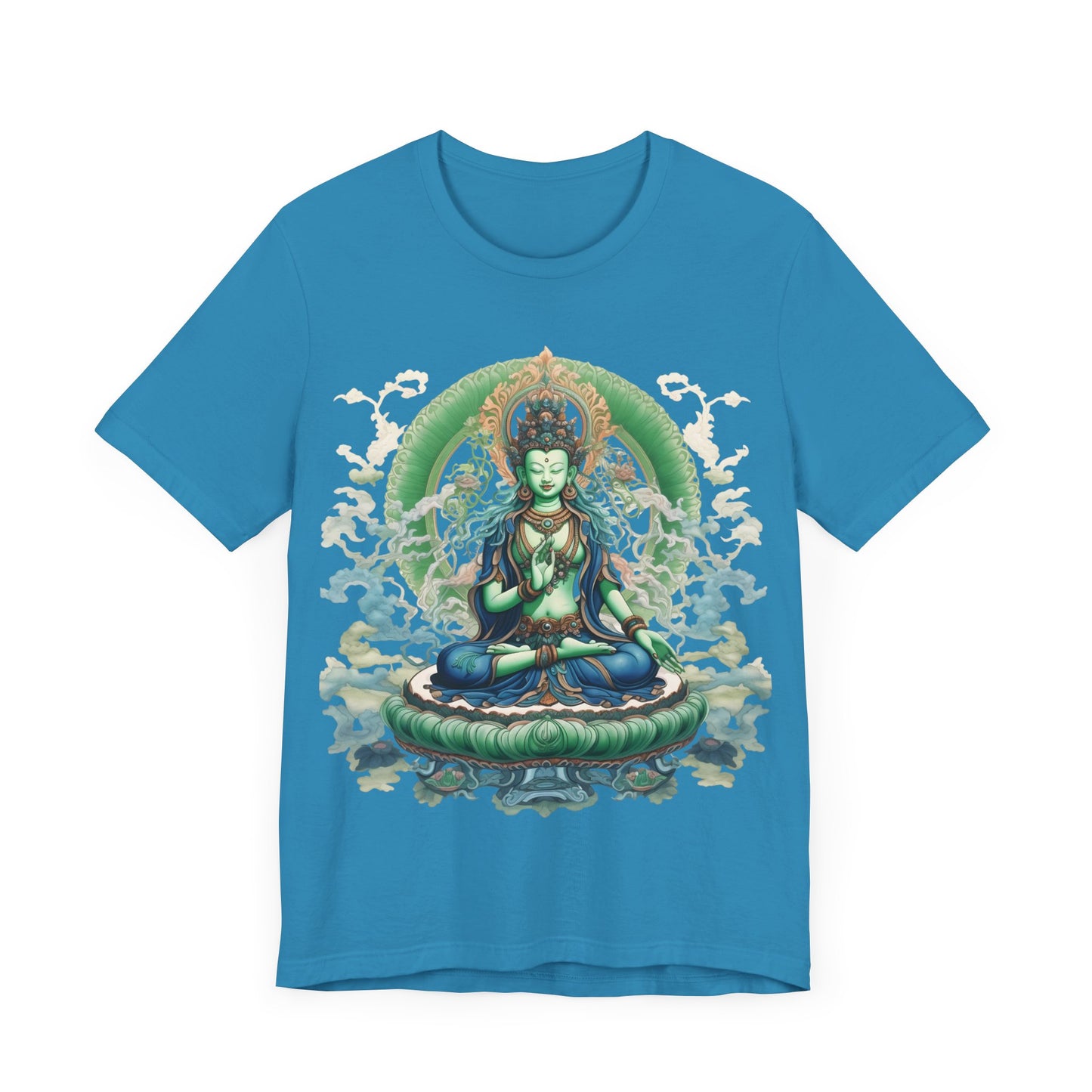 Goddess Tara T-shirt, Thangka Art, Buddhist Art,