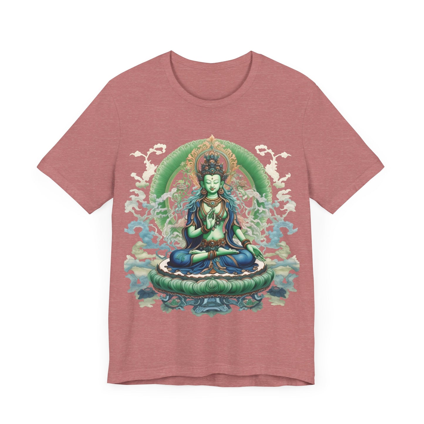 Goddess Tara T-shirt, Thangka Art, Buddhist Art,