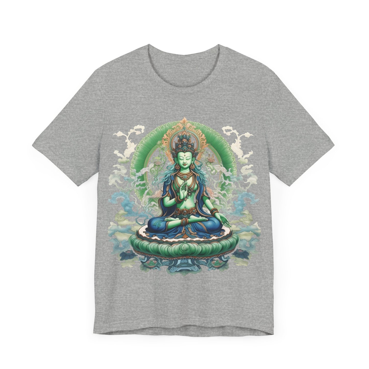 Goddess Tara T-shirt, Thangka Art, Buddhist Art,