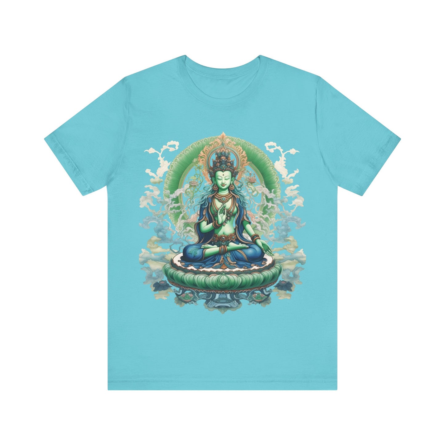 Goddess Tara T-shirt, Thangka Art, Buddhist Art,