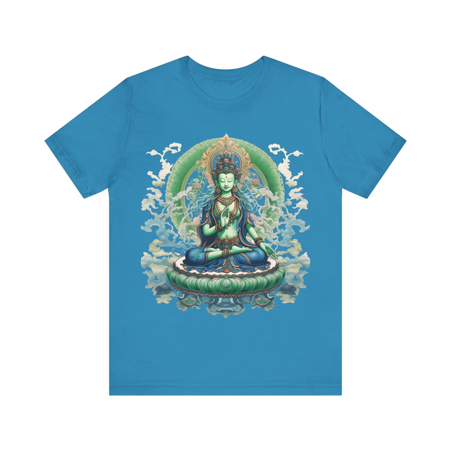 Goddess Tara T-shirt, Thangka Art, Buddhist Art,