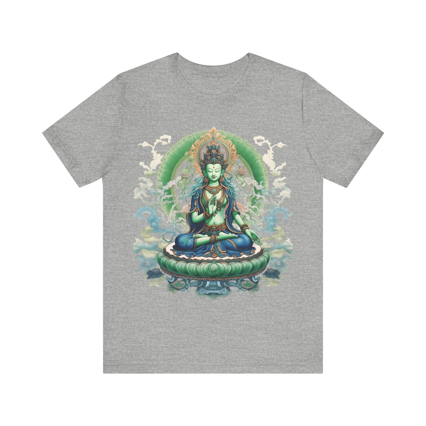 Goddess Tara T-shirt, Thangka Art, Buddhist Art,