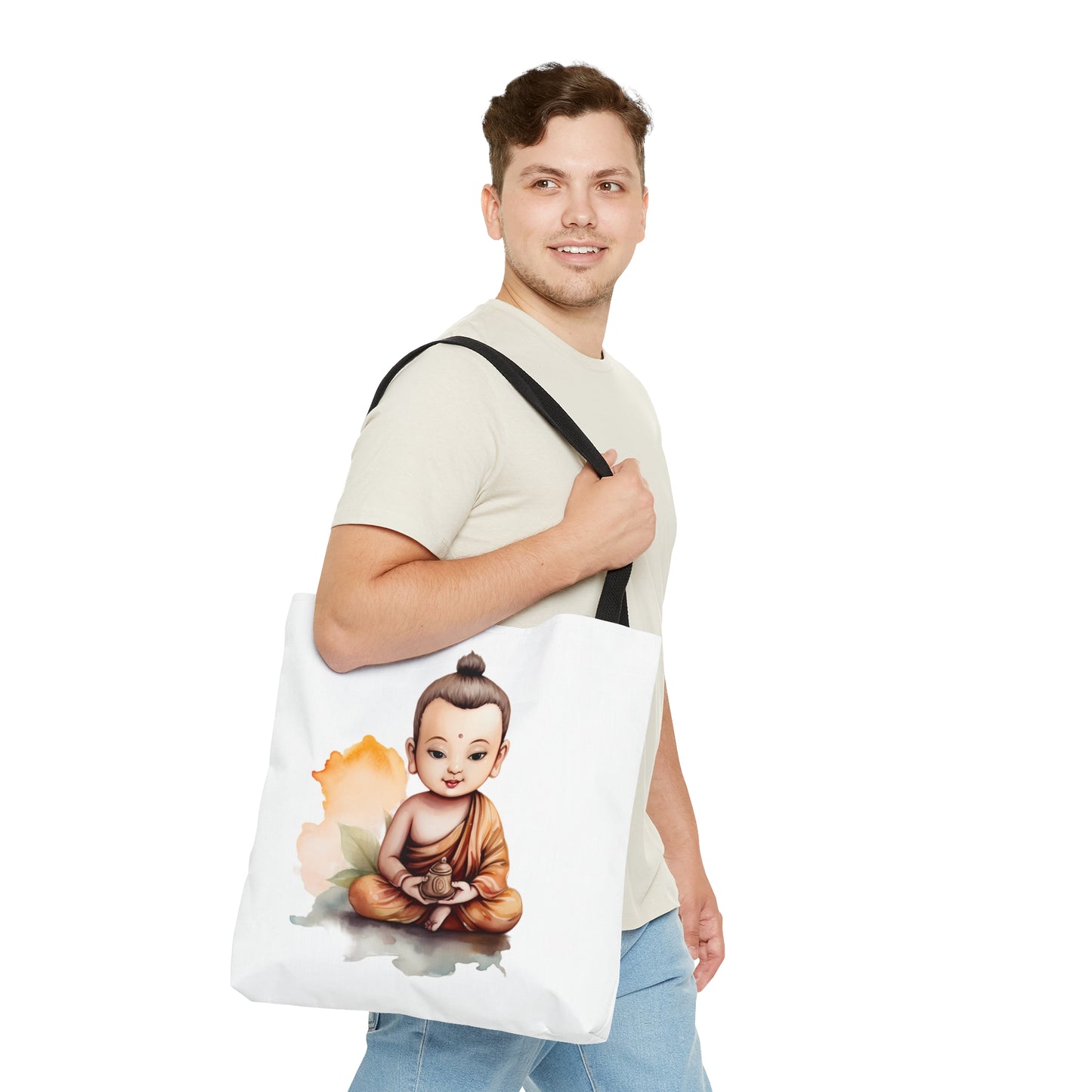 Cute Baby Buddha Tote Bag