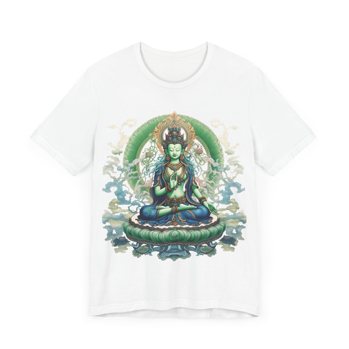 Goddess Tara T-shirt, Thangka Art, Buddhist Art,